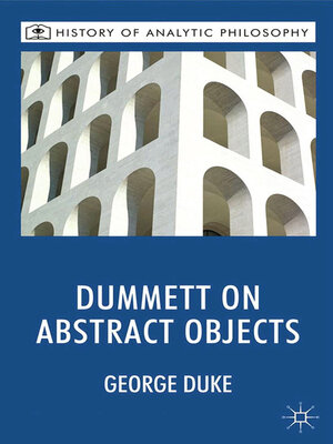 cover image of Dummett on Abstract Objects